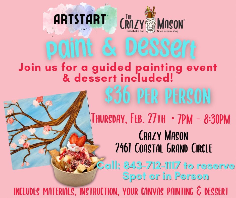 Paint & Dessert Night 