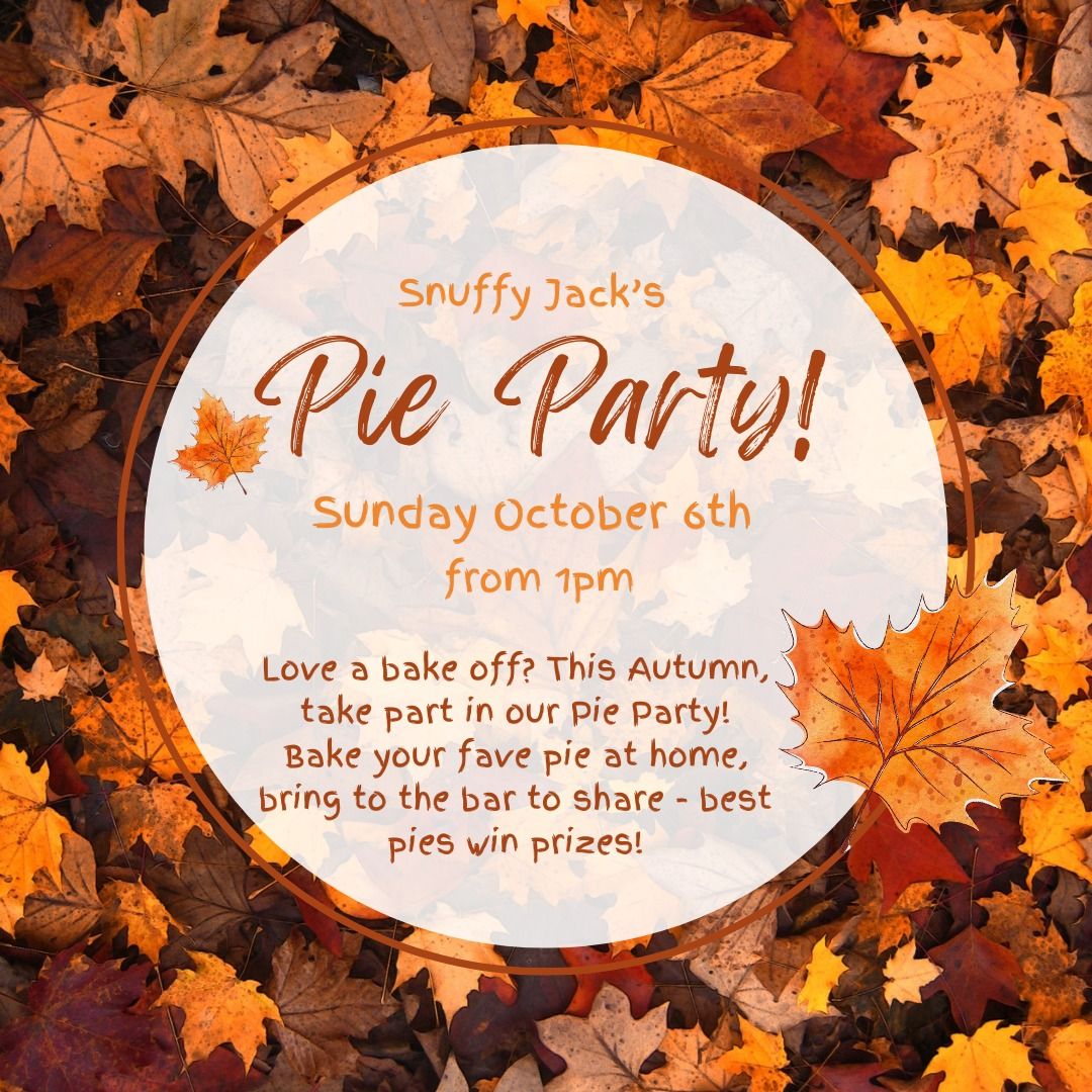  Autumn Pie Bake Off!