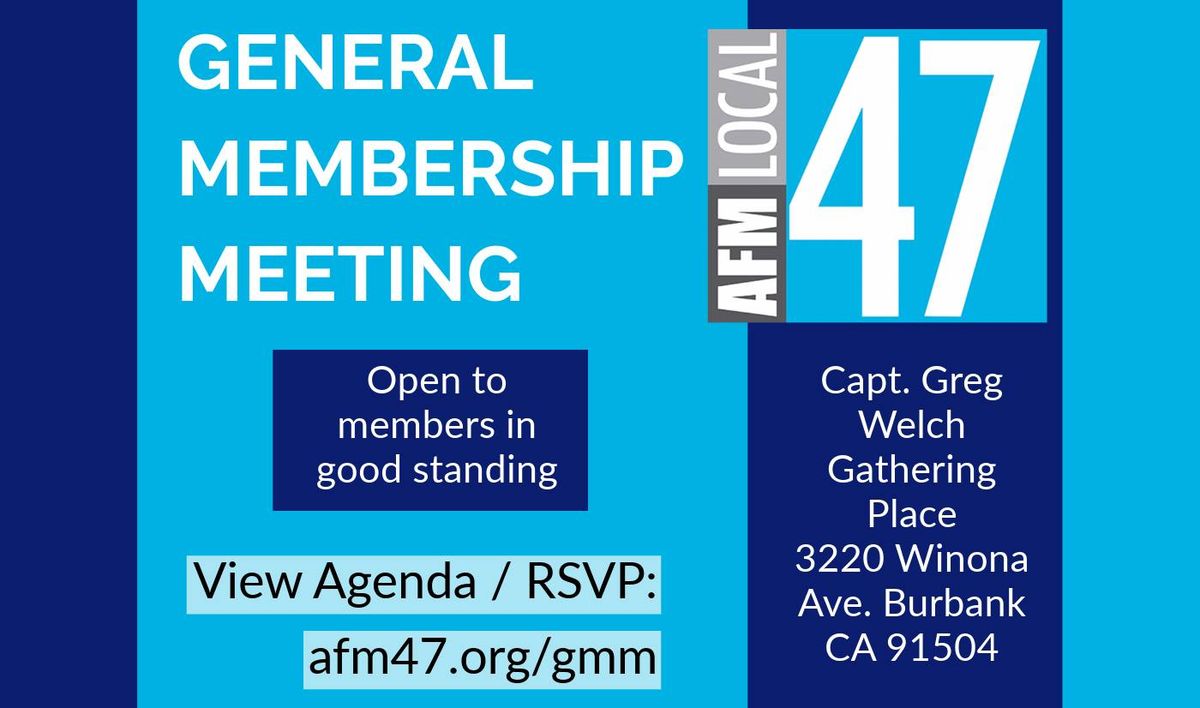 General Membership Meeting