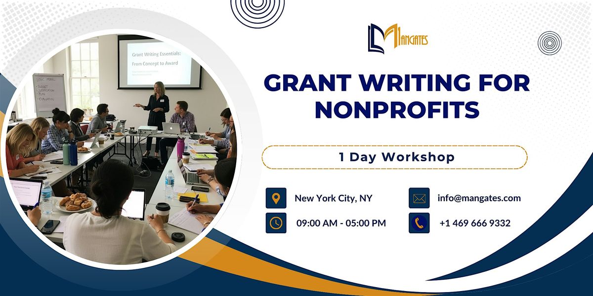 Grant Writing for Nonprofits: 1 Day Workshop in New York City, NY