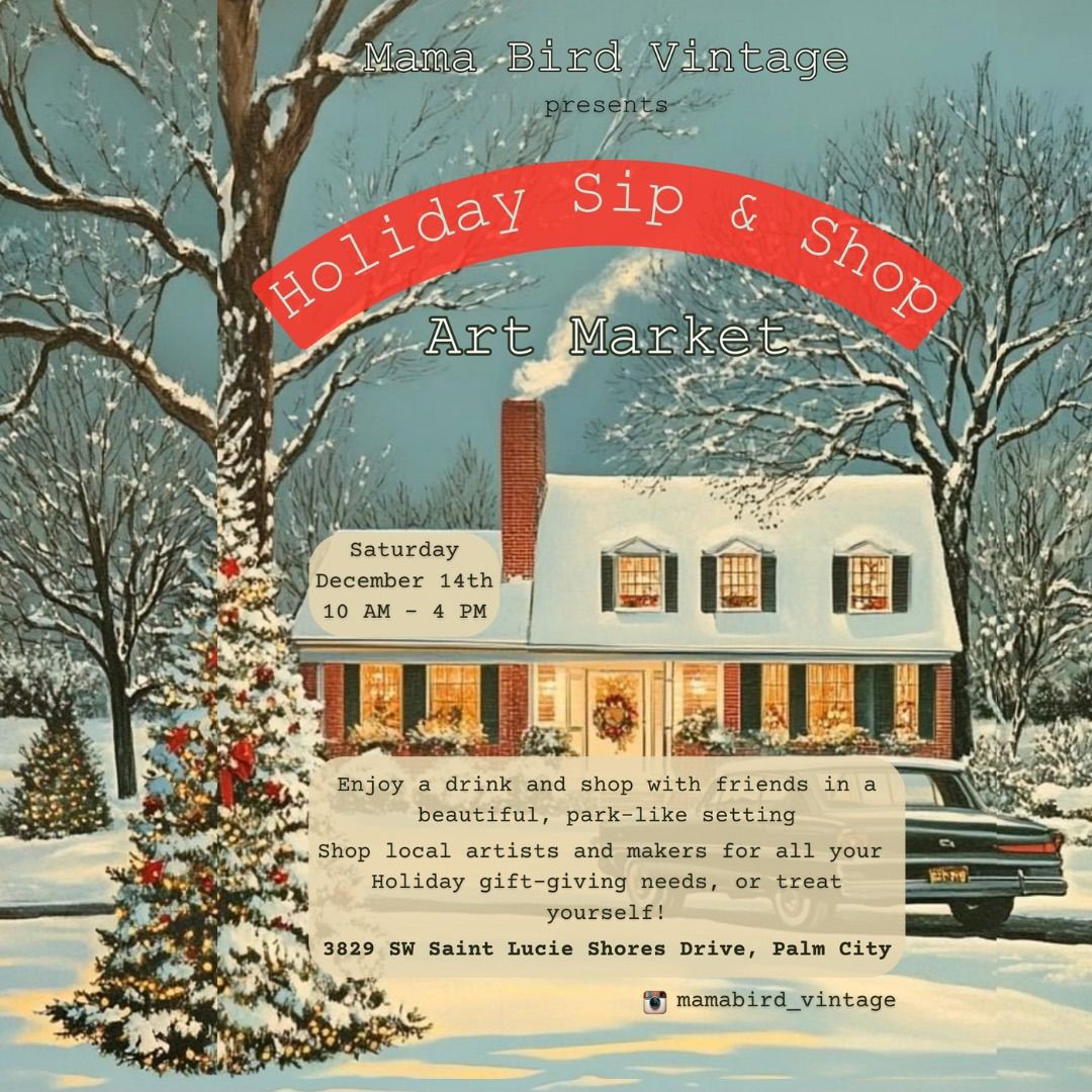 Holiday Sip & Shop Art Market