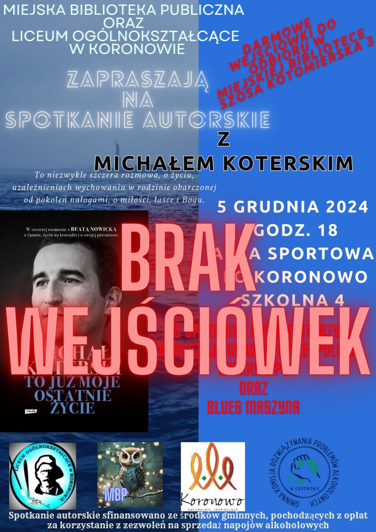 SPOTKANIE AUTORSKIE Z MICHA\u0141EM "MI\u015aKIEM" KOTERSKIM