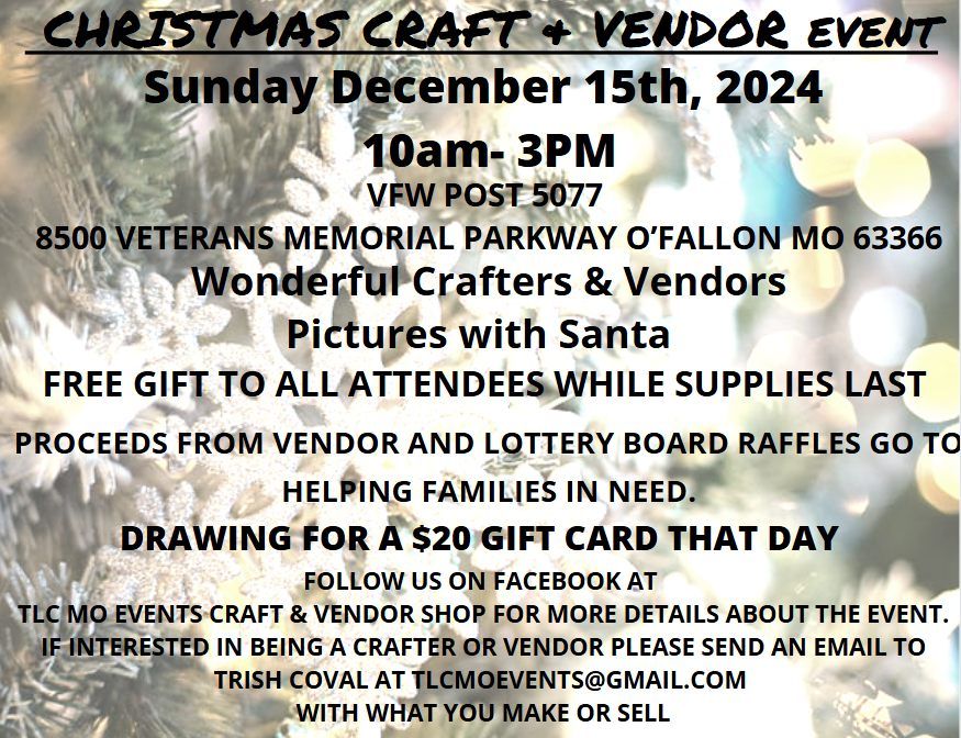 Christmas Craft & Vendor Event 