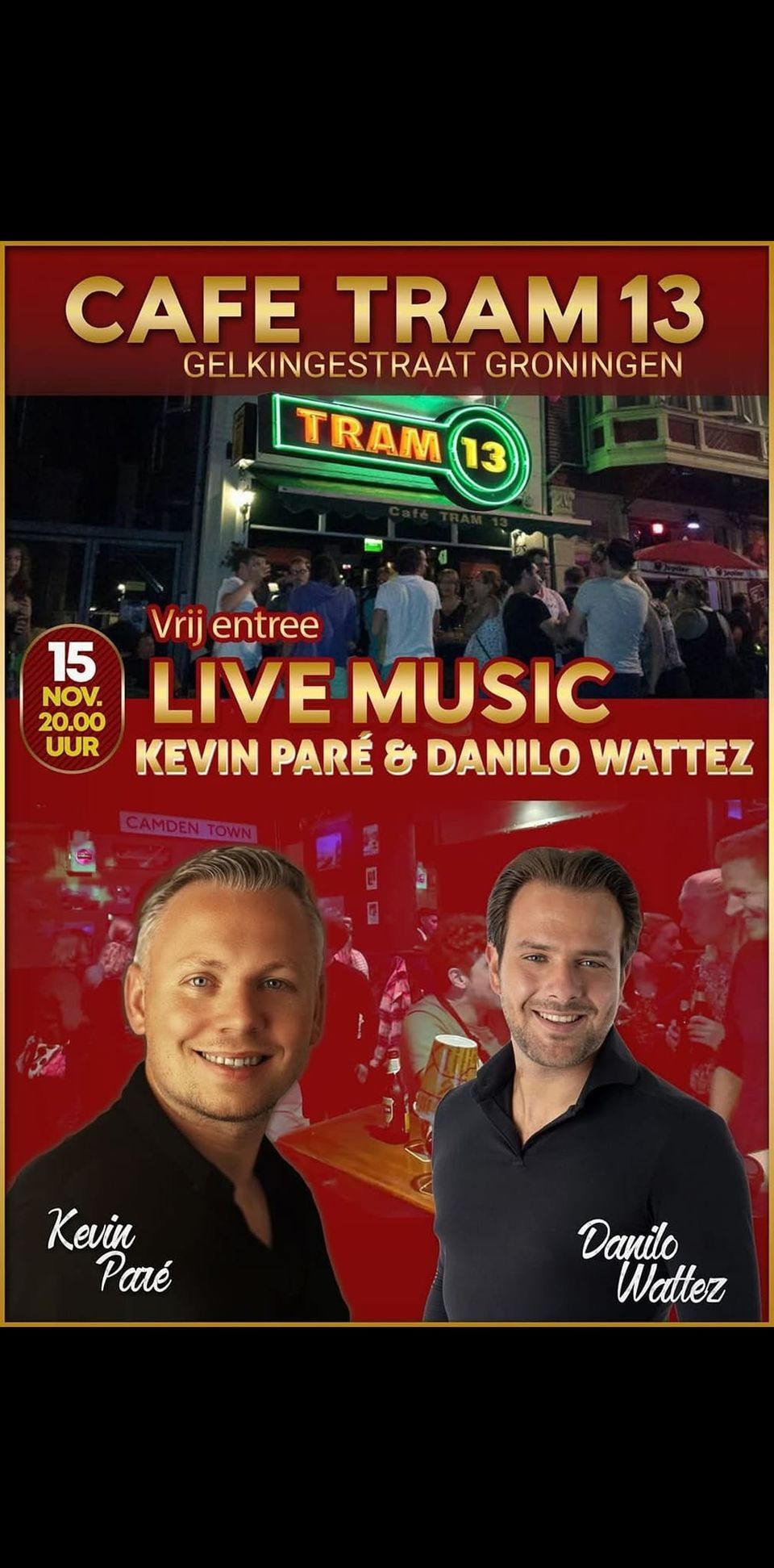 live muziek met KEVIN PARE & DANILO WATTEZ