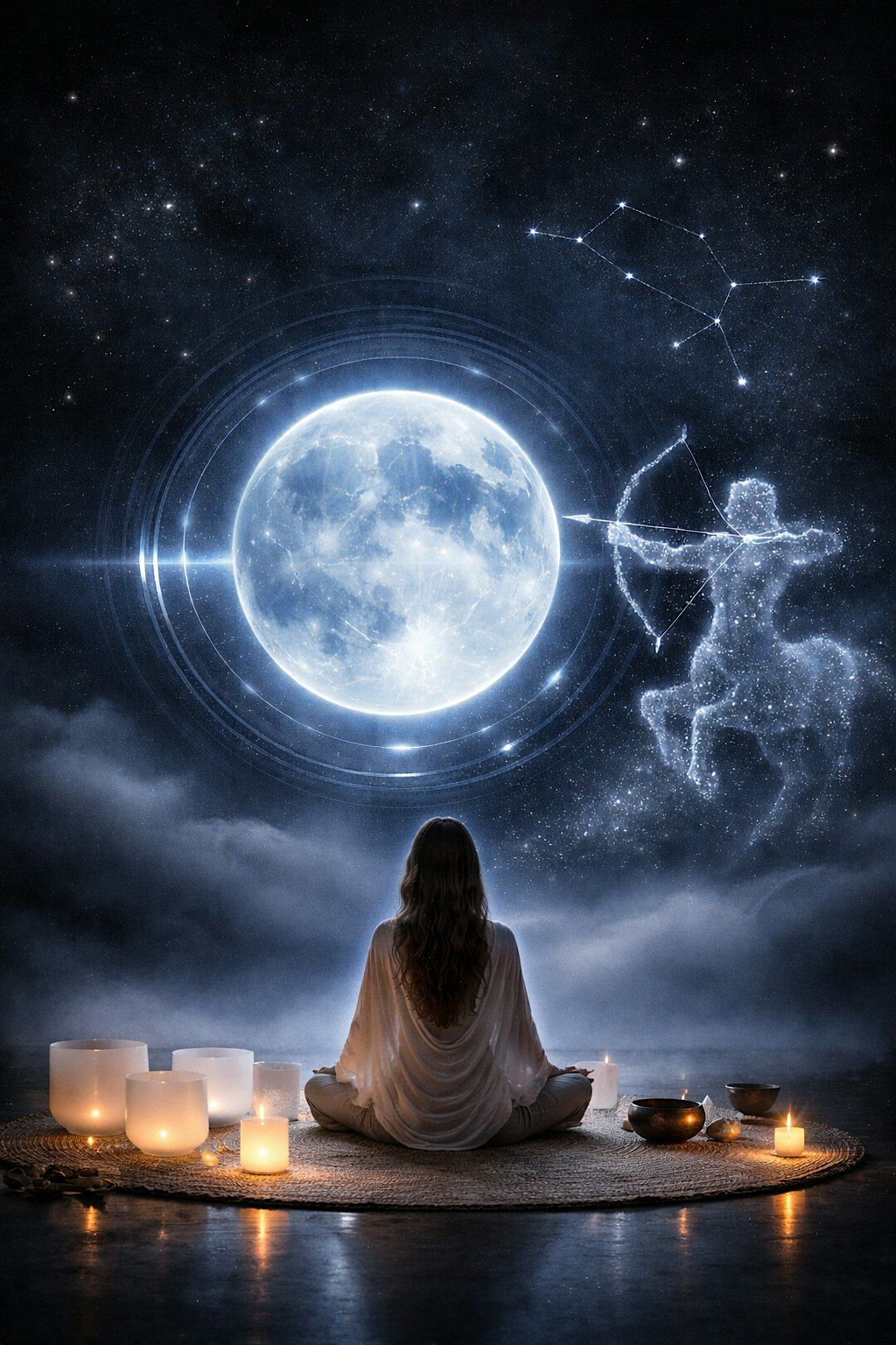 Rare Blue Moon in Sagittarius Sound Bath