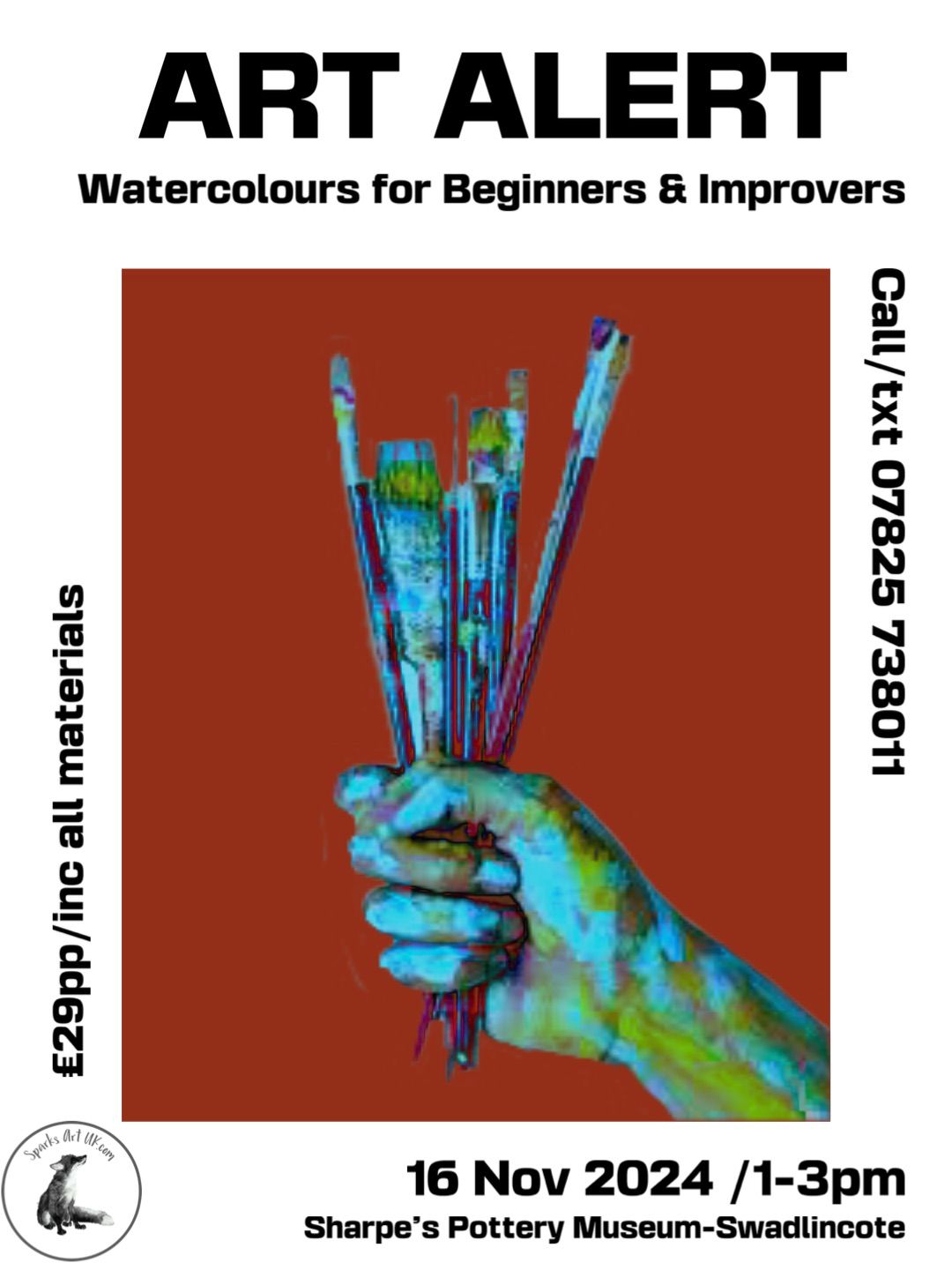 Watercolours for Beginners & Improvers 