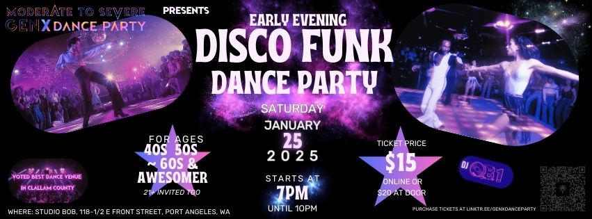 Early Evening Disco Funk Dance Party Presented by GenX Dance Party