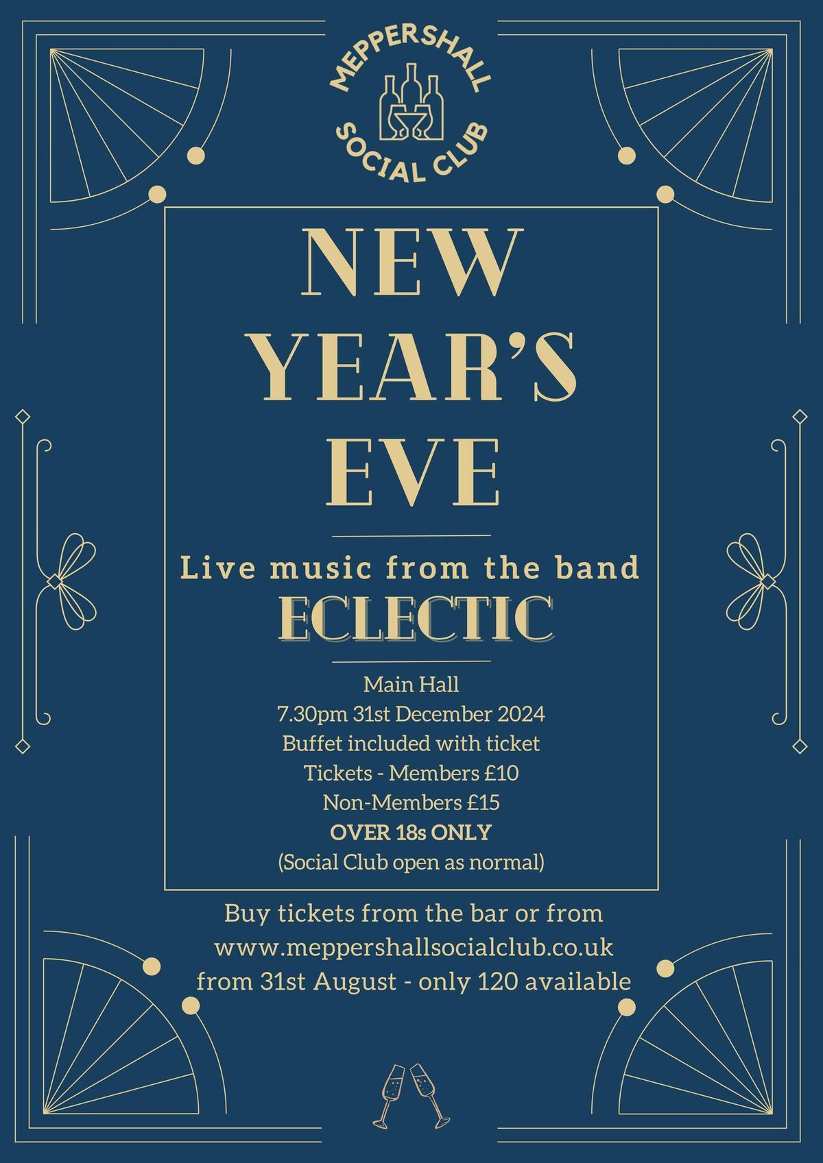 New Years Eve at Meppershall Social Club!