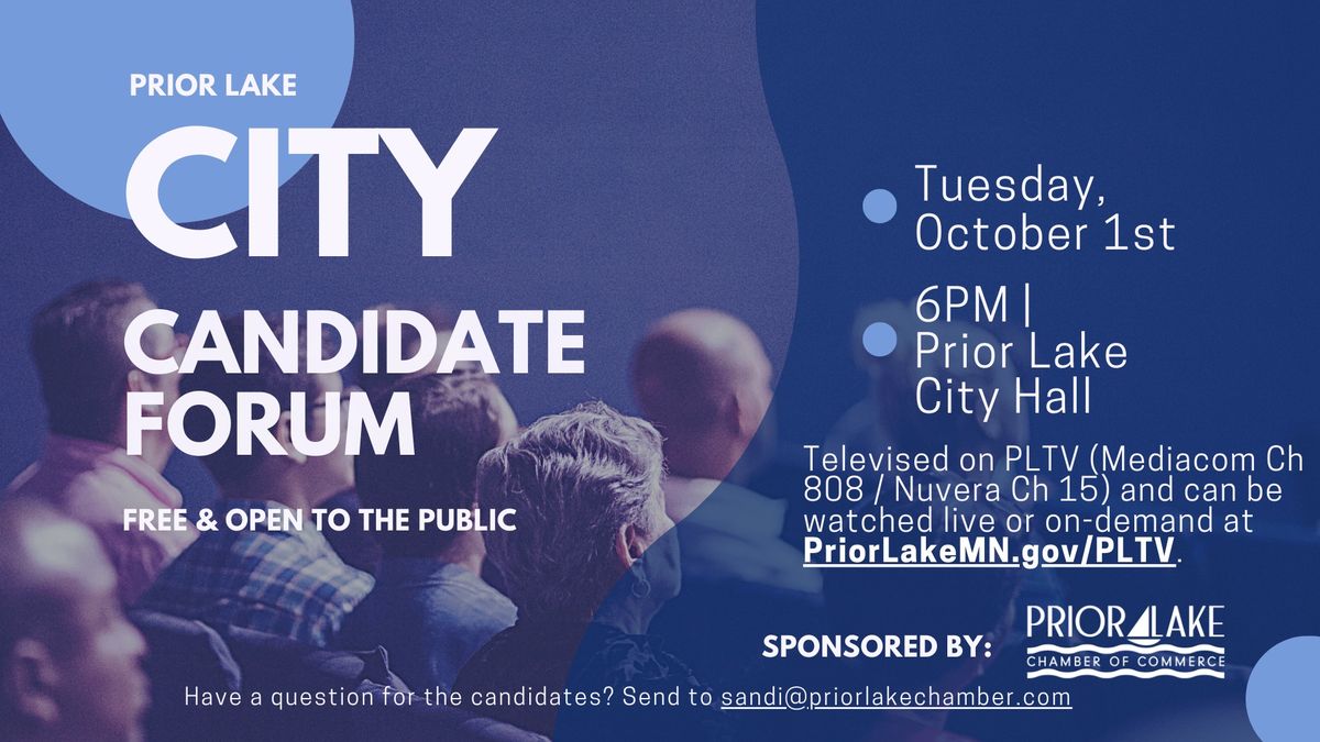 Prior Lake City Candidate Forum