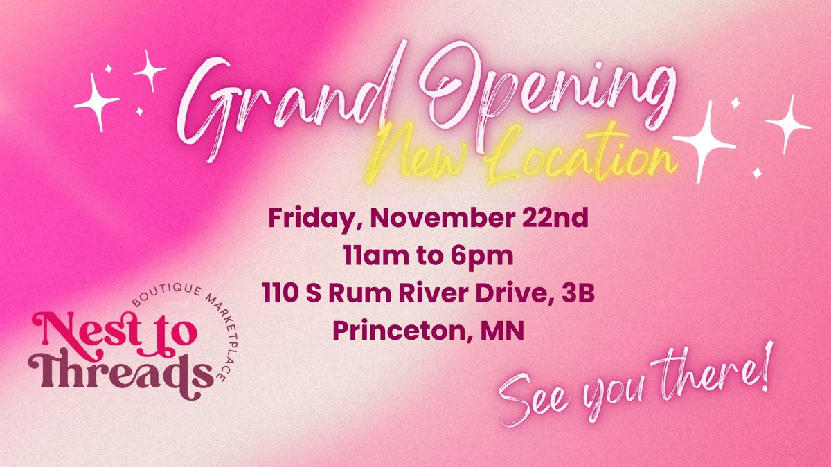 Grand Opening in Princeton, MN