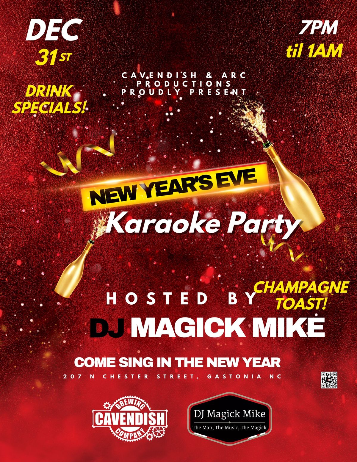 NYE 2025 at the Cav! - Karaoke with Magick Mike