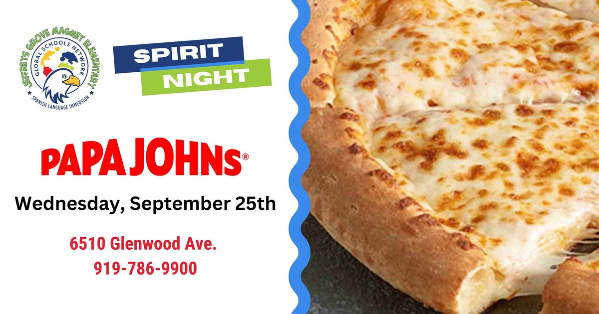 Spirit Night at Papa Johns