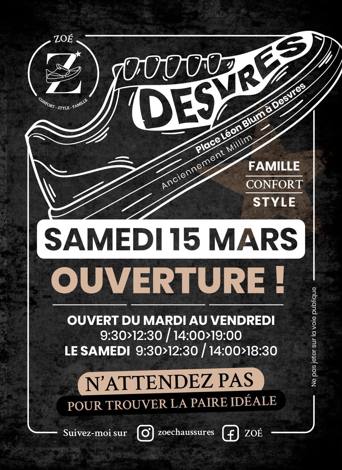 \ud83d\udc62\u2728 OUVERTURE MAGASIN CHAUSSURES DESVRES \u2728\ud83d\udc62