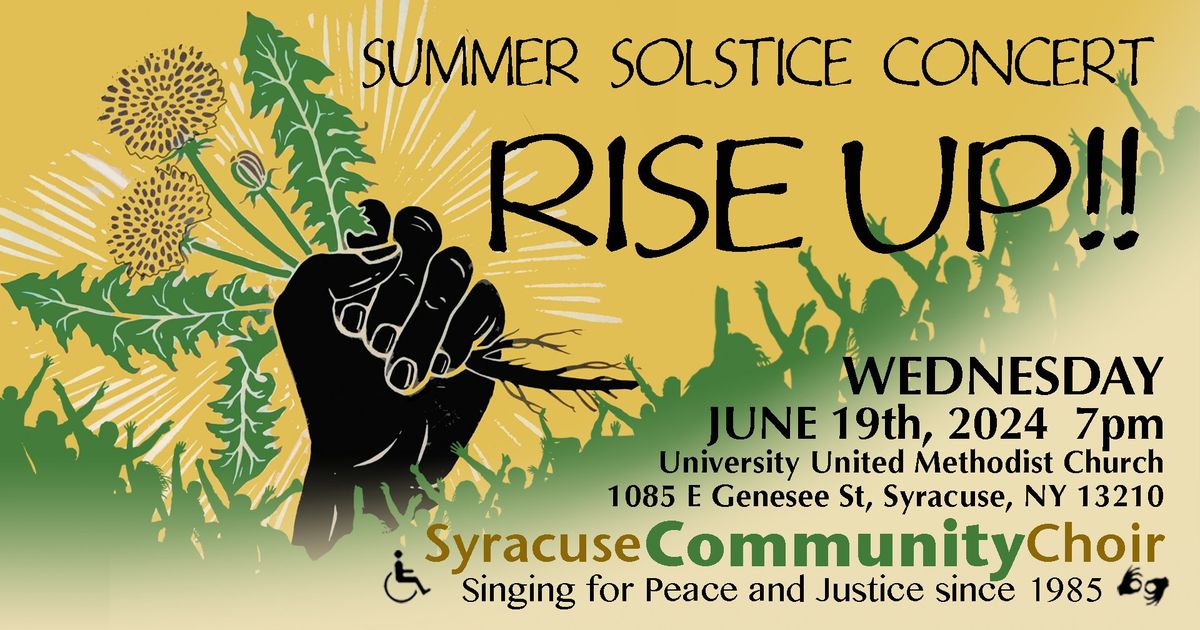 Summer Solstice Concert: Rise Up