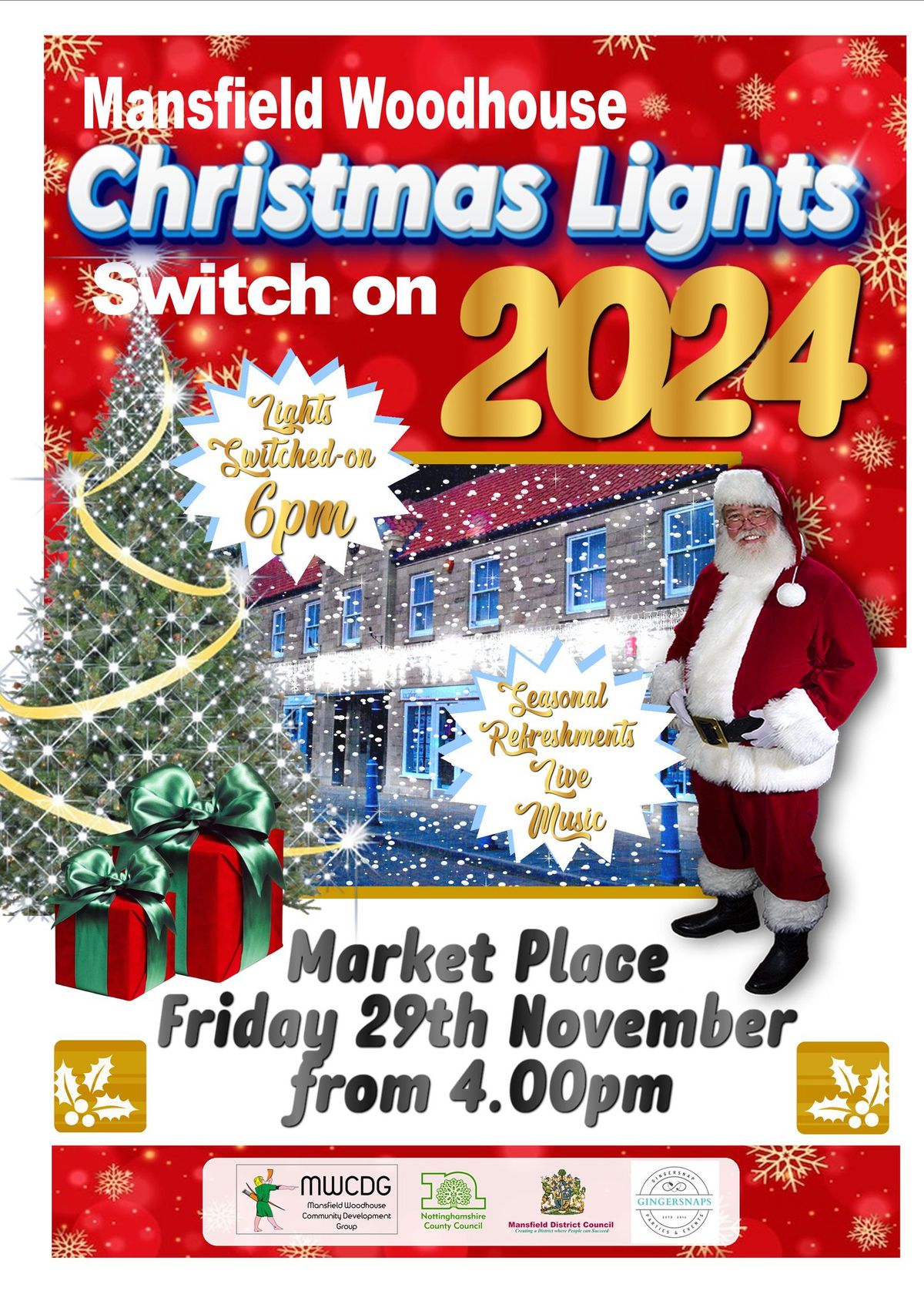 Mansfield Woodhouse Christmas Lights 2024