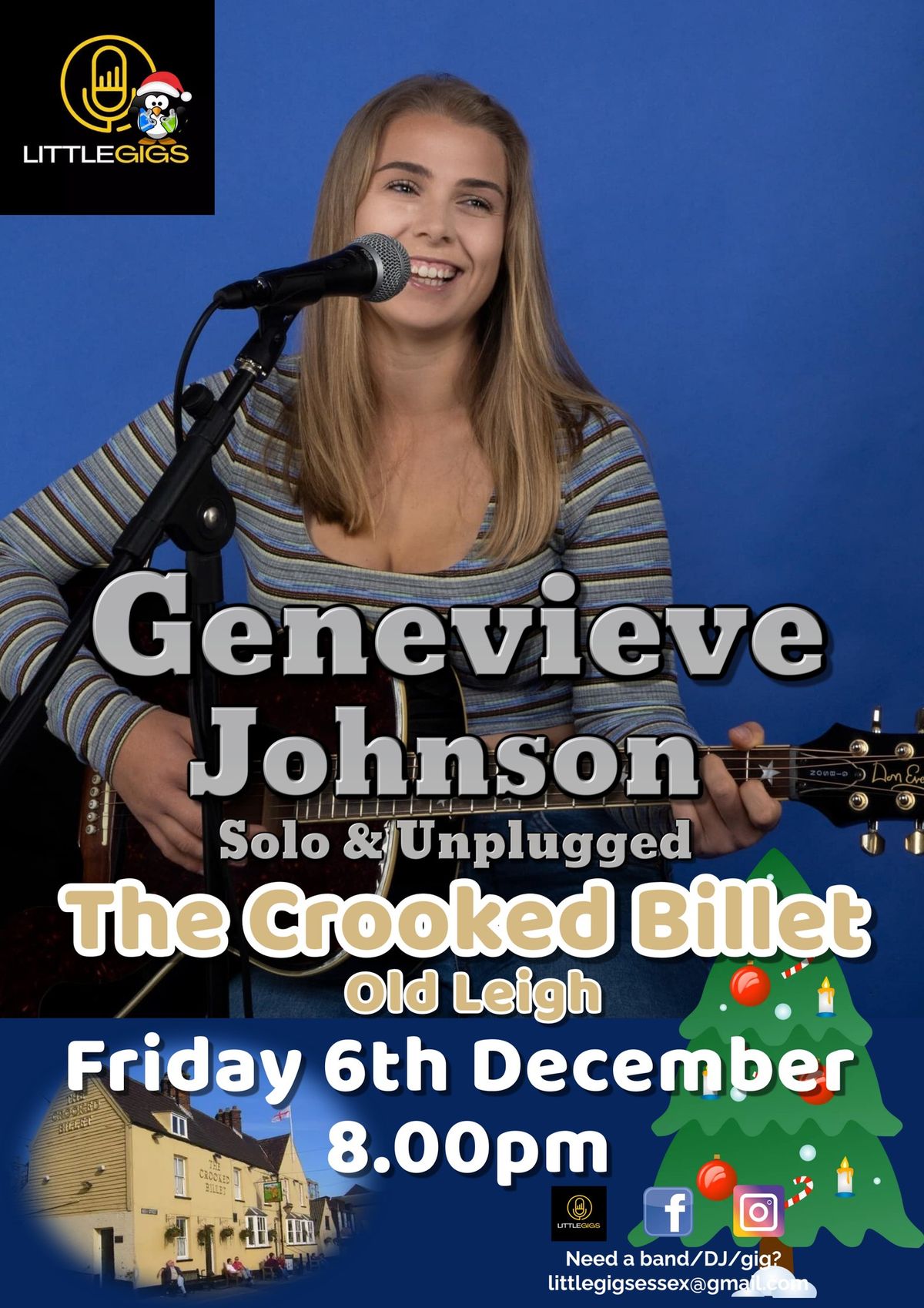 Genevieve Johnson - Live and Unplugged at The Crooked Billet, Old Leigh \ud83c\udfa4\ud83e\udd73