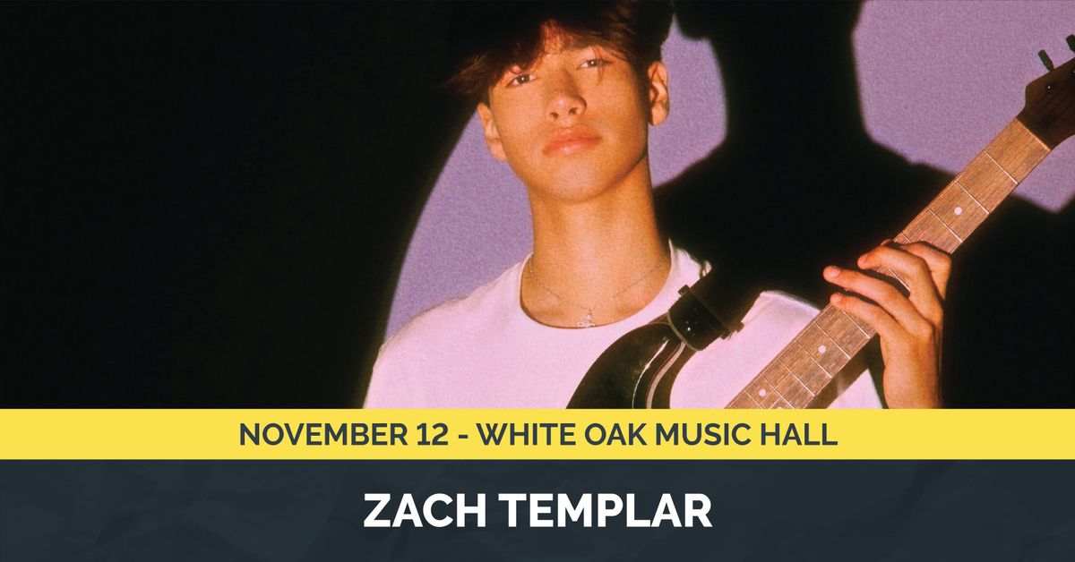 Zach Templar - The Templar Tour North America