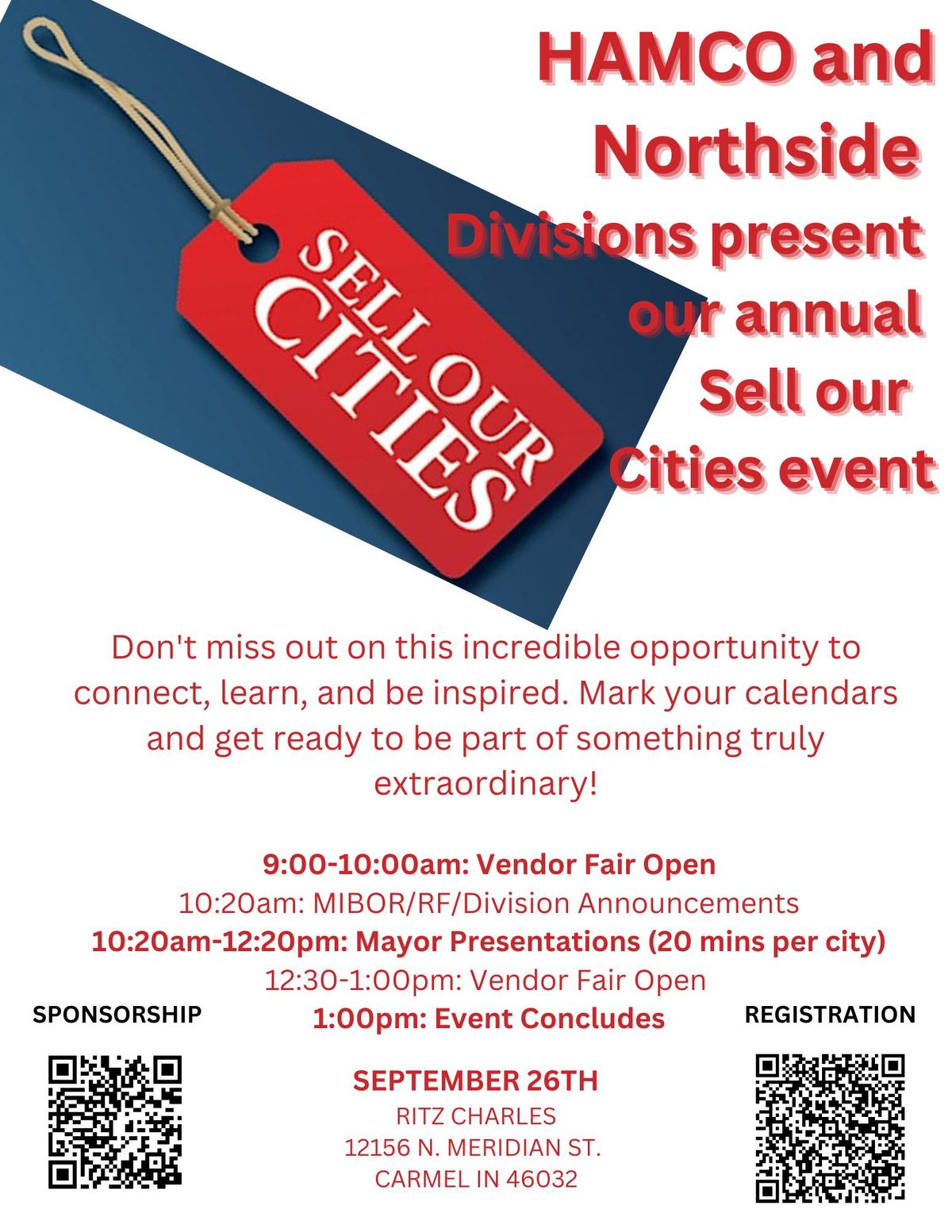 HAMCO and Northside Divisions present our annual Sell our Cities event