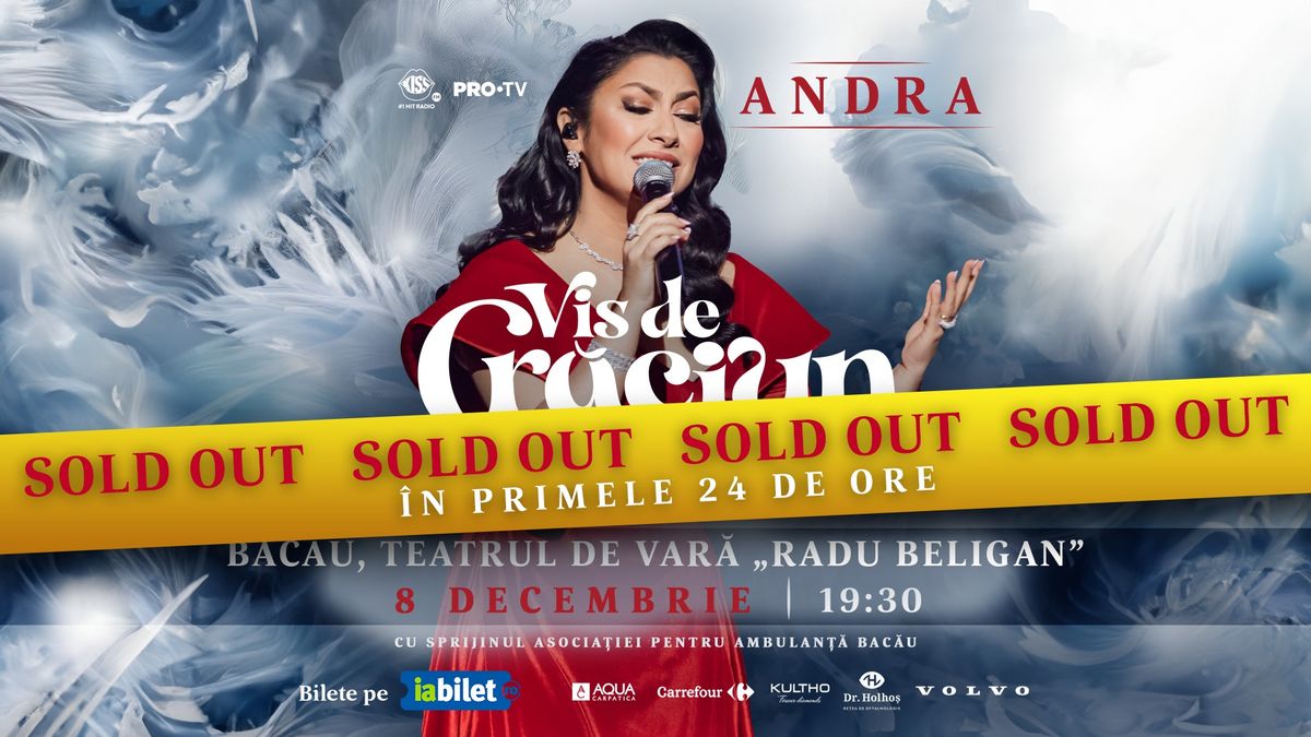 Concert ANDRA in Bacau - SOLD OUT