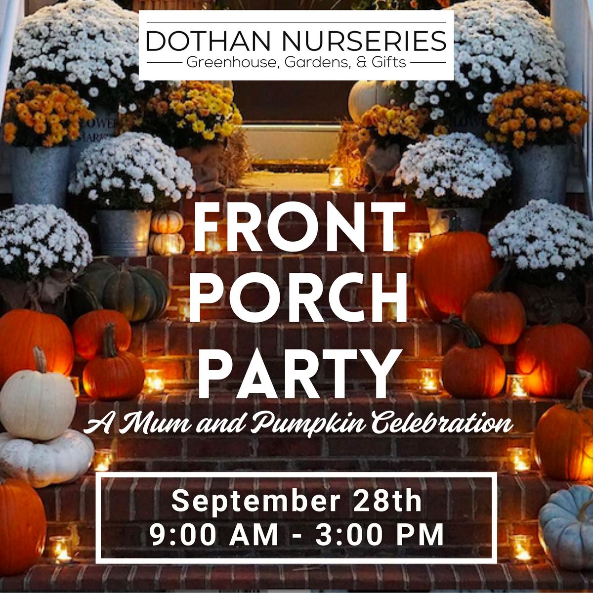 Front Porch Party: A Mum & Pumpkin Celebration