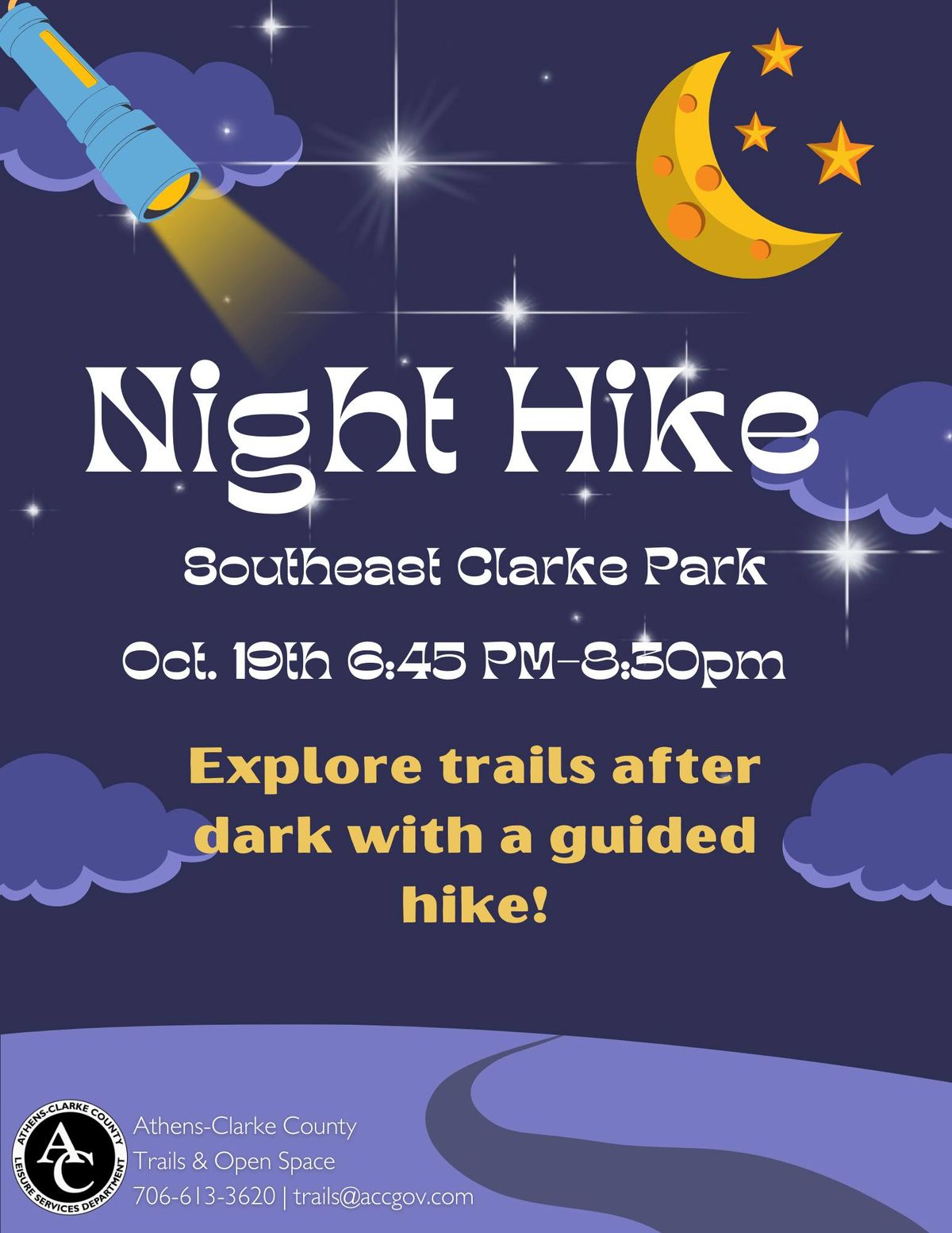 Night Hike at Southeast Clarke Park