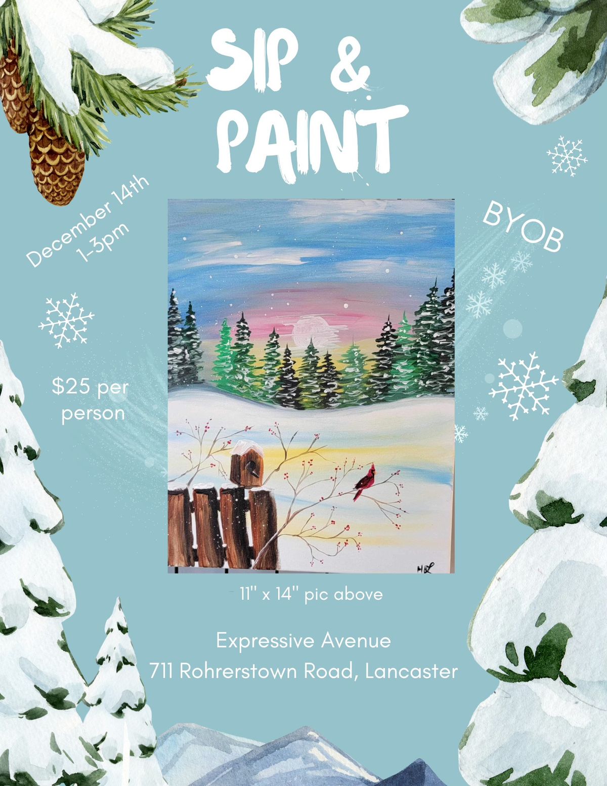 Winter Sip & Paint