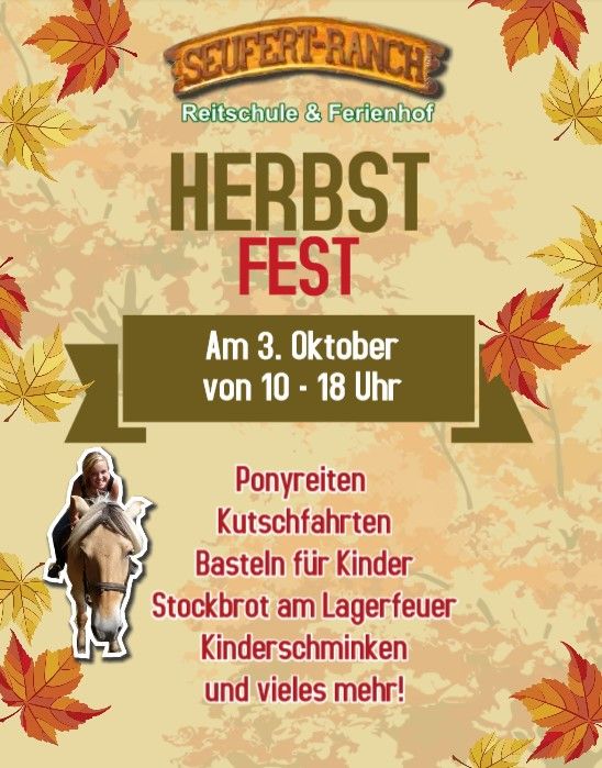 Herbstfest am 3. Oktober!