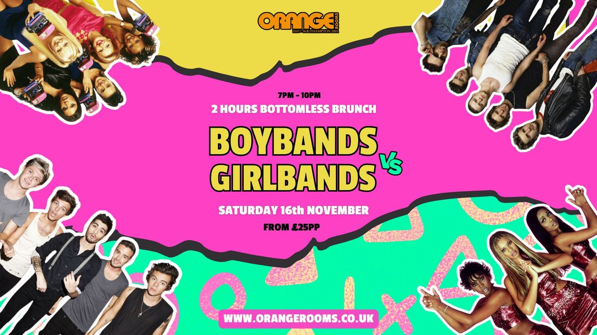 Boybands vs Girlbands Brunch at Orange Rooms! \ud83c\udfa4\ud83c\udf89