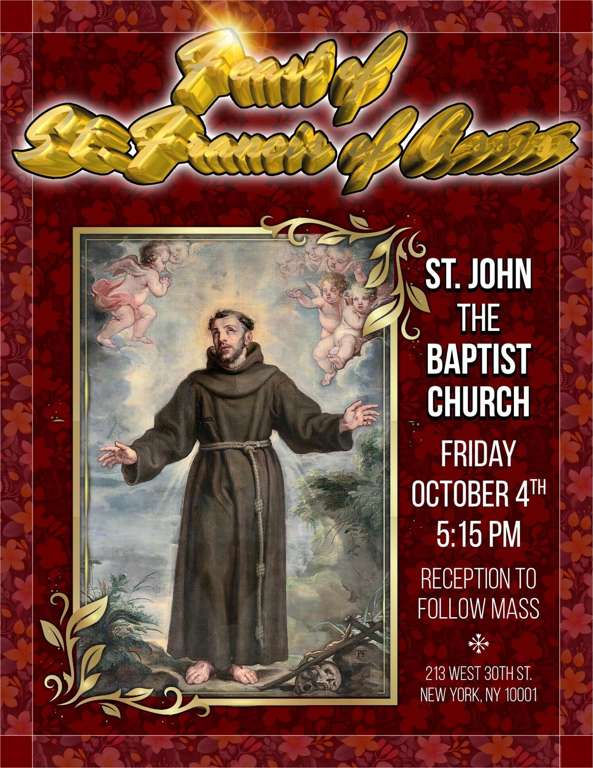 Feast of St. Francis of Assisi at St. John the Baptist Church 