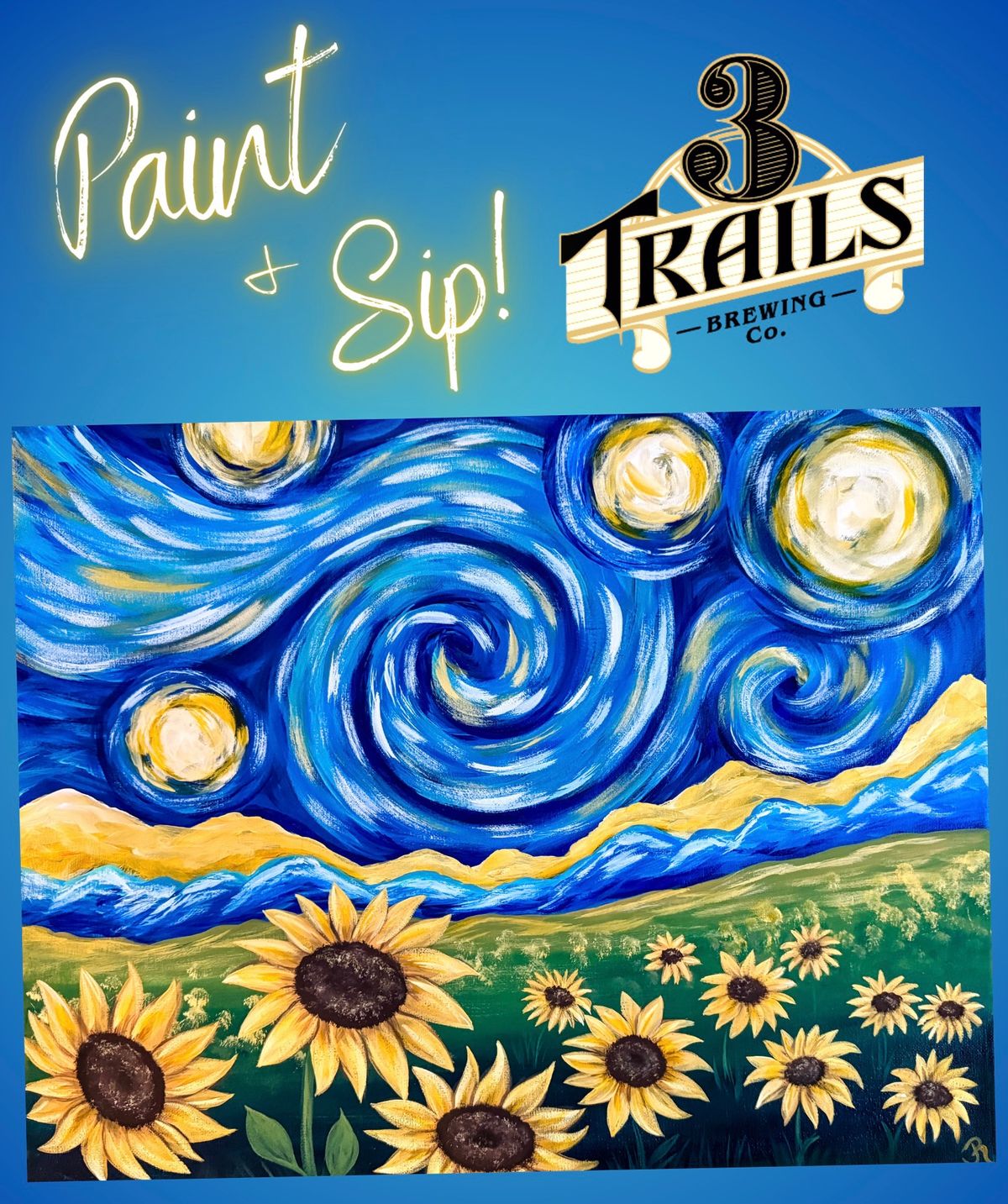 Paint & Sip at 3 Trails Brewing!