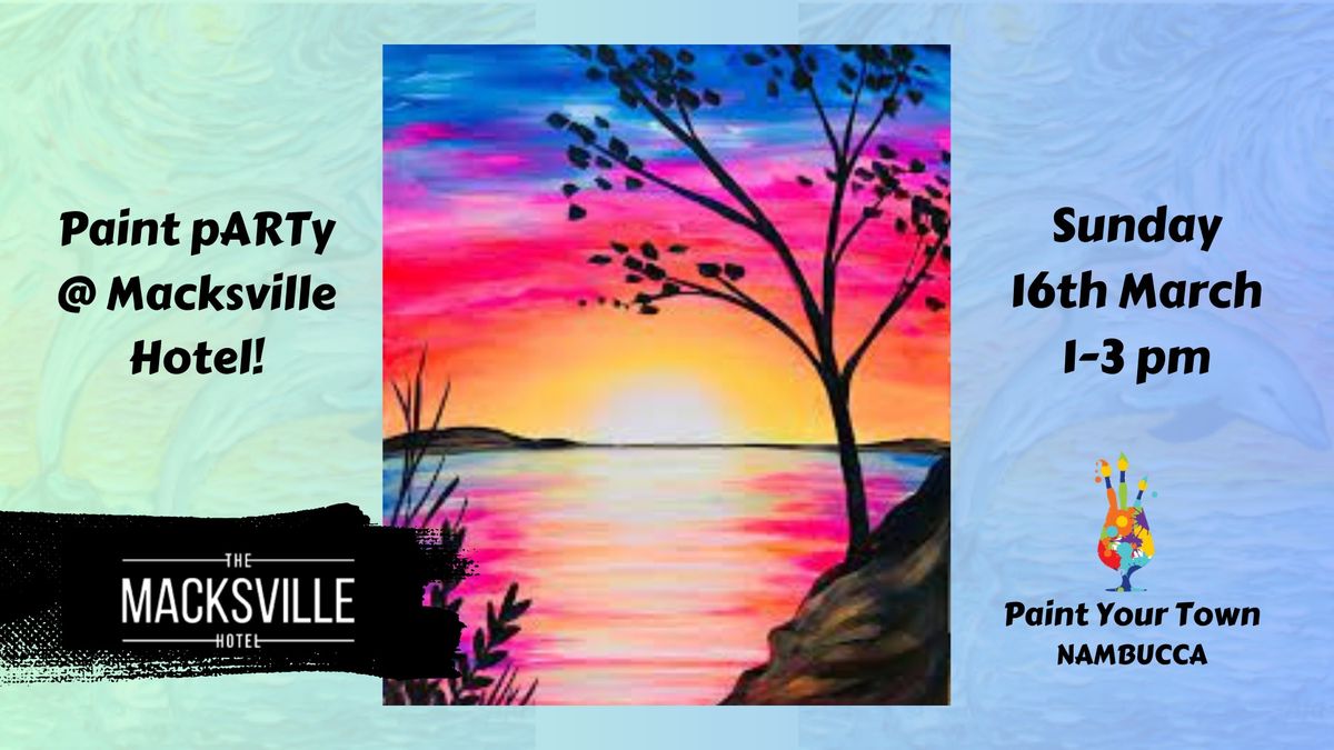 Paint pARTy at Mackville Hotel- Sun 16th March 1pm