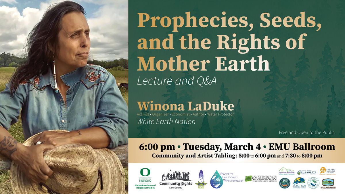 Prophecies, Seeds, and the Rights of Mother Earth Lecture and Q&A