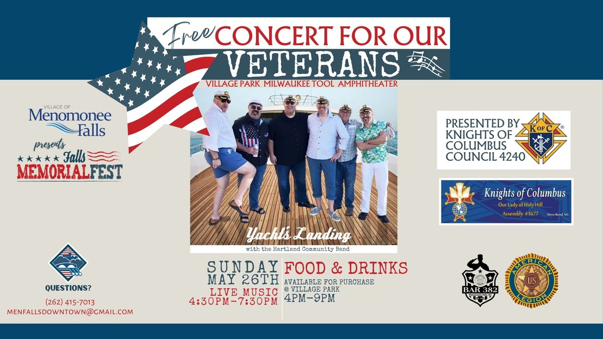 CONCERT FOR OUR VETERANS- presented by Knights of Columbus Council 4240 & Assembly 1677