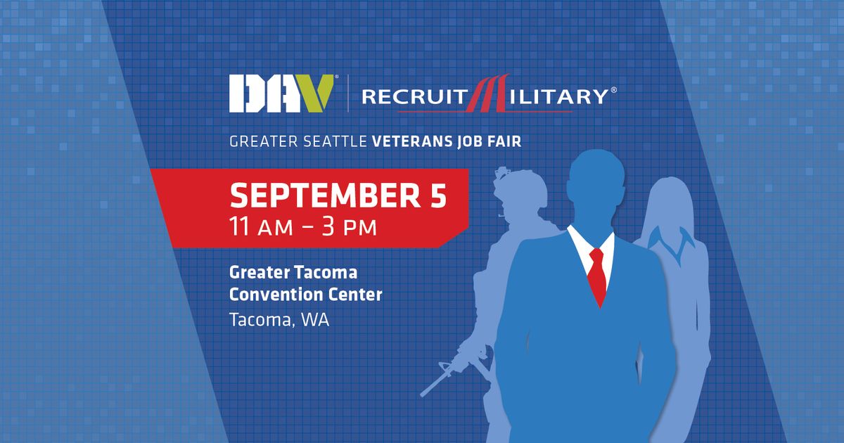 DAV | RecruitMilitary Greater Seattle Veterans Job Fair