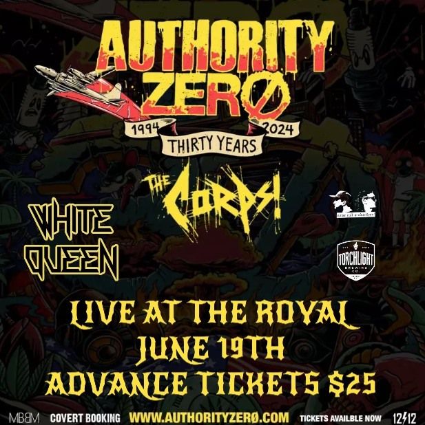 Authority Zero with The Corps & White Queen Live In Nelson