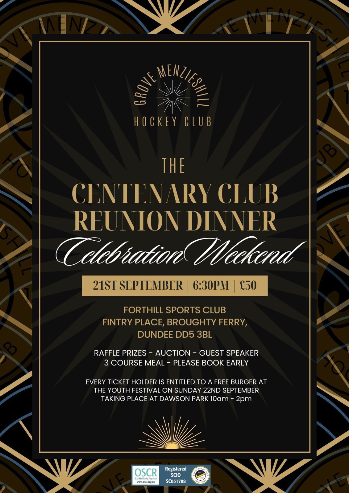 Centenary Club Fundraising Dinner