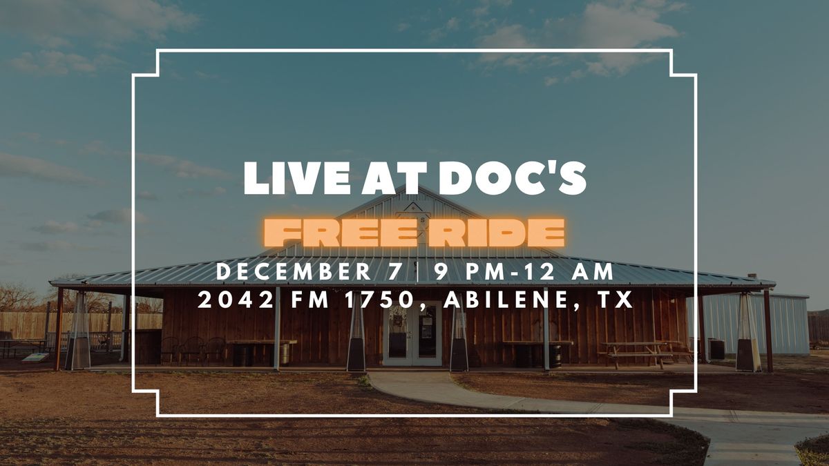 Live at Doc\u2019s: Free Ride