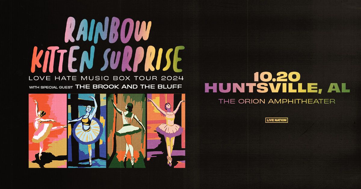 Rainbow Kitten Surprise: Love Hate Music Box Tour 2024 with The Brook & The Bluff