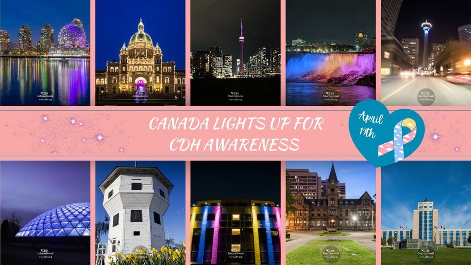 Canada Lights Up For CDH Awareness