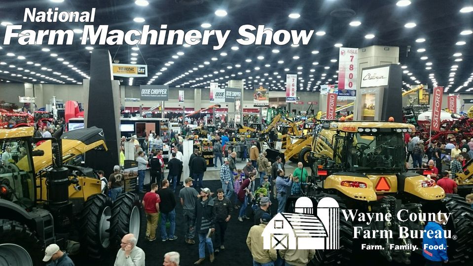 Bus trip to the 2024 Farm Machinery Show, Kentucky Fair & Exposition