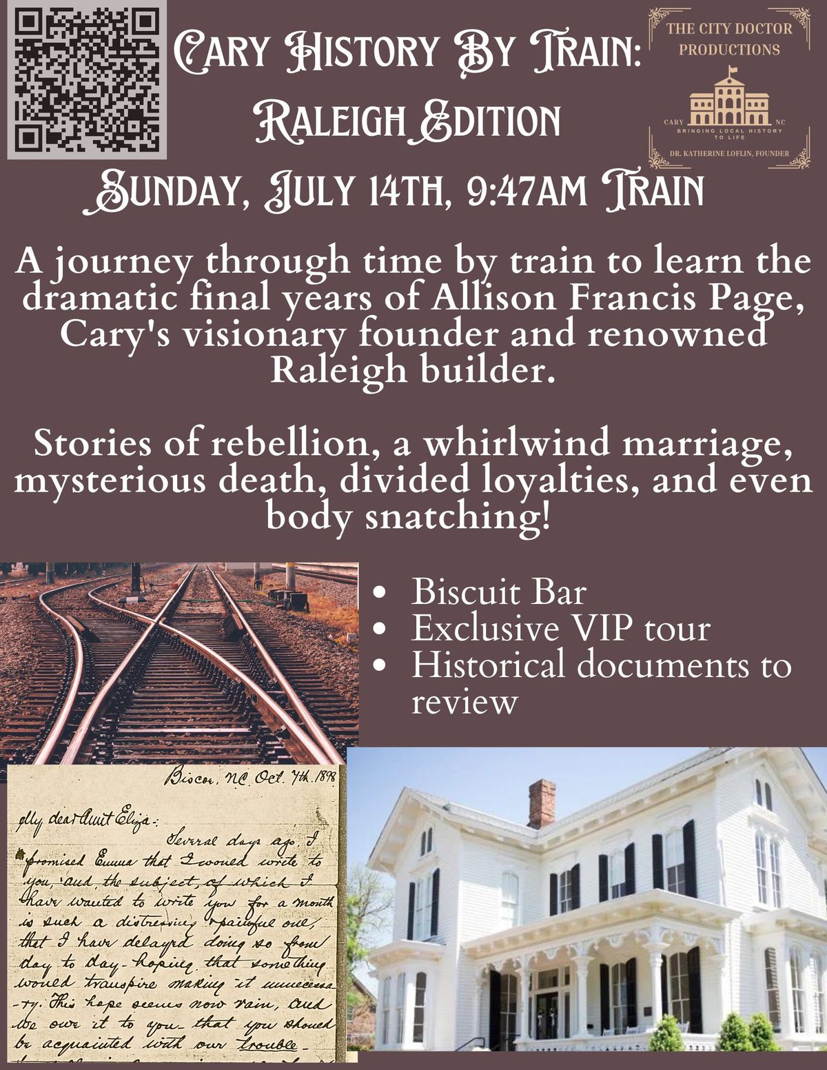 Cary History By Train: Raleigh Edition