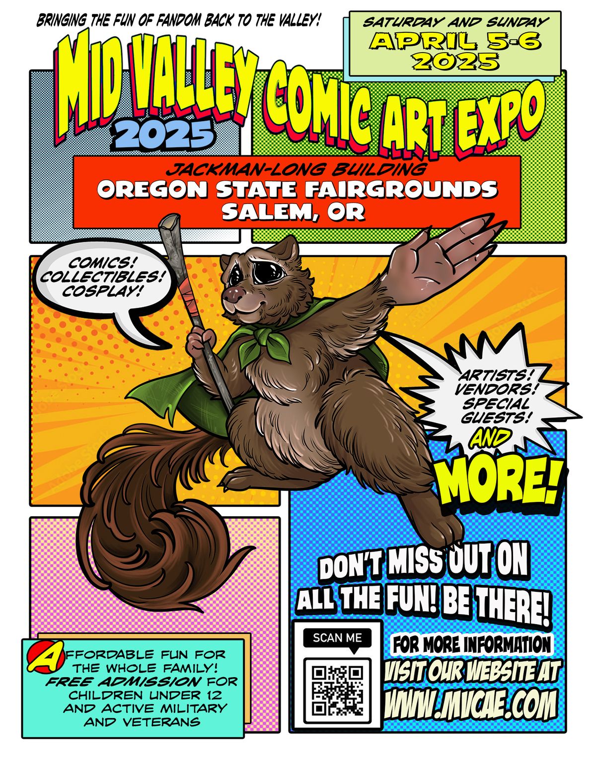 Mid Valley Comic Art Expo 2025 - Salem Oregon