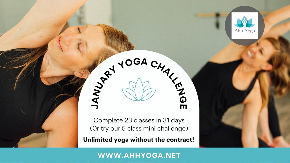 January Yoga Challenges!