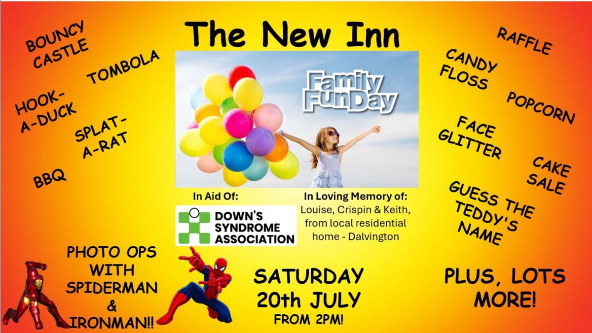 Family Funday @ The New Inn, in aid of Down's Syndrome Association!