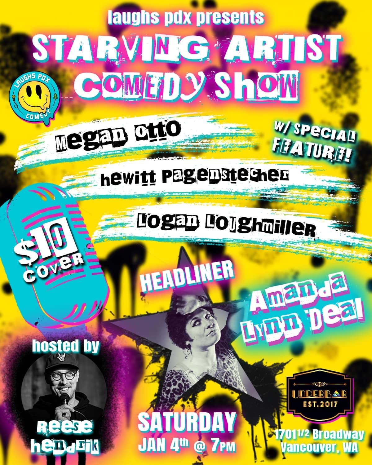 Starving Artist Comedy Show Jan 2025