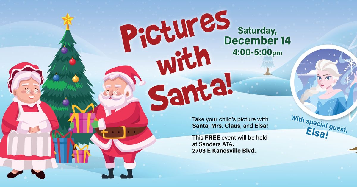 Pictures with Santa and Elsa