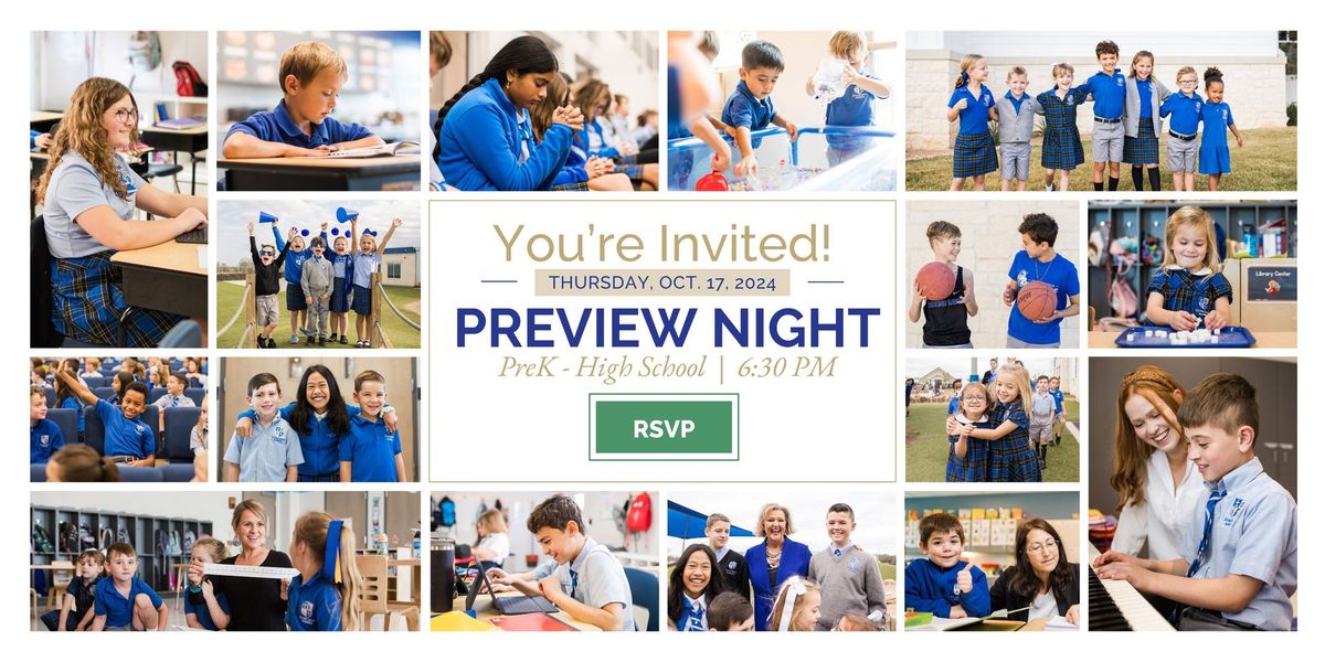 Preview Night - Divine Savior Academy 