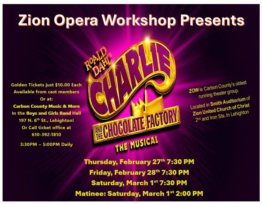 Charlie and the Chocolate Factory performances