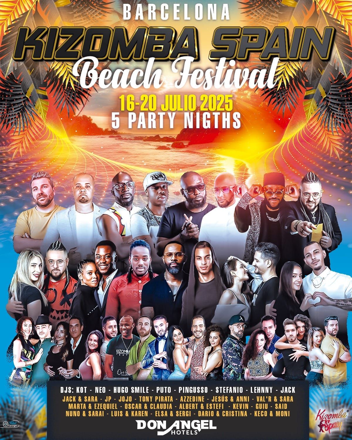 Kizomba Spain BEACH FESTIVAL - Ven con Elsa y Sergi