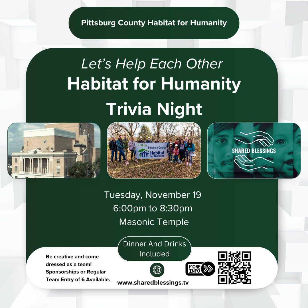  Pittsburgh County Habitat for Humanity Trivia Night